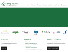 Tablet Screenshot of garrigaindustrial.com